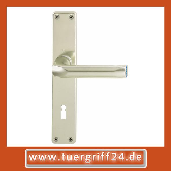 Hoppe London Aluminium Langschildgarnitur F2 Neusilber 113/202SP, 6675334, 6797302, 6824593, 6675391, 6675458, 6824635